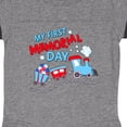 thumbnail image 3 of Inktastic My First Memorial Day Train Boys or Girls Baby Bodysuit, 3 of 4