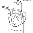 thumbnail image 4 of Prime Line 161371 Porte Armoire Rouleau Cadran Ajuster Cintre Support-Pack 2, 4 of 4
