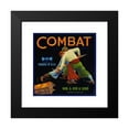 thumbnail image 2 of Anonymous 15x15 Black Modern Framed Museum Art Print Titled - Combat Brand Citrus Label (1930-1950), 2 of 5