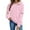 04 Pink, variant on YueHuiYing Women's Valentine's Day Printed Long-Sleeve Crewneck Fashion Casual Hoodless Sweatshirt Top