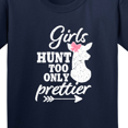 thumbnail image 4 of Inktastic Hunting Girls Hunt Too Only Prettier with Doe and Arrow Youth T-Shirt, 4 of 5