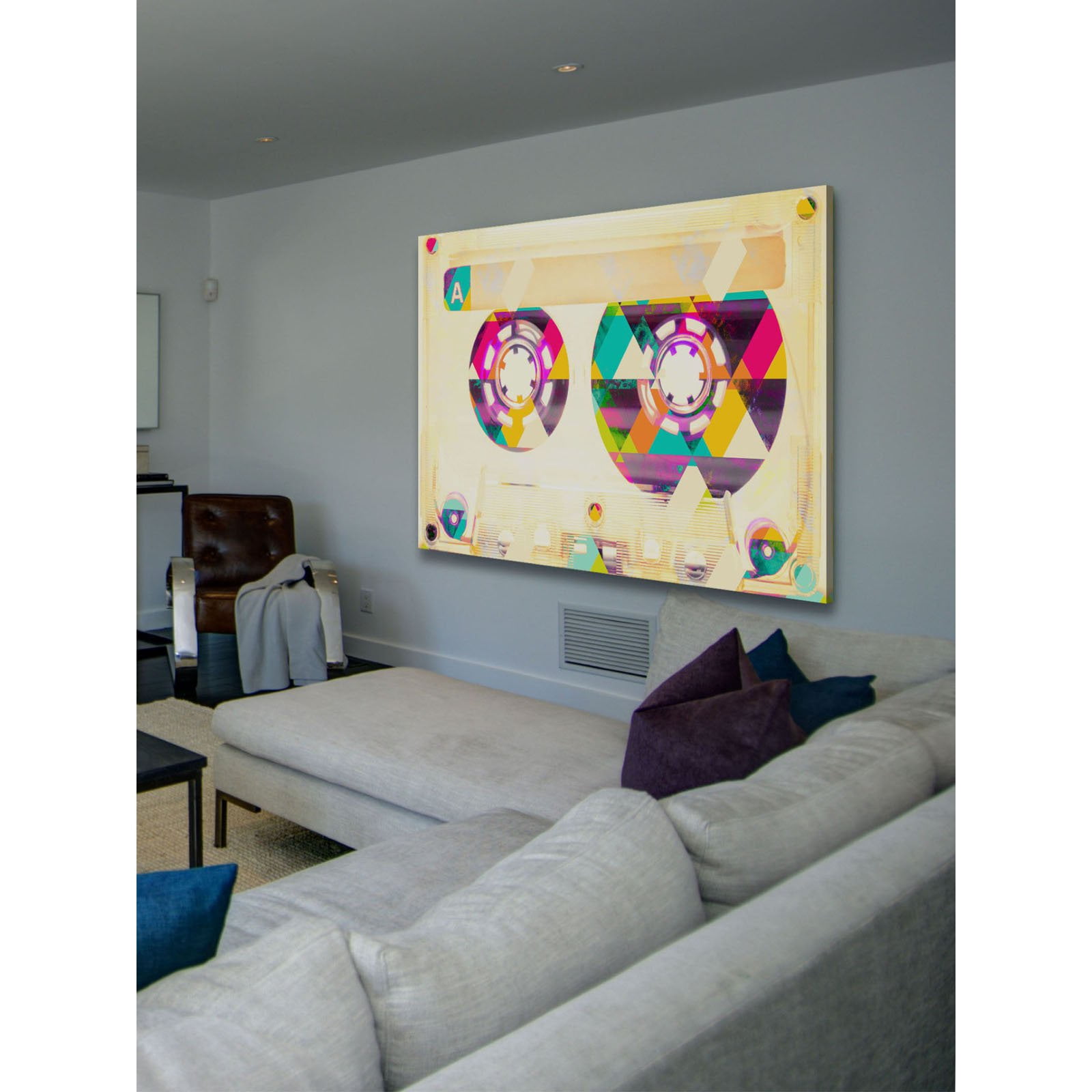 Marmont Hill "Mixed Tape" Painting Print on Wrapped Canvas