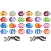 2 sets of Easter Decorations Reflective Magnets Car Sticker Easter Element Magnetic Car Decals
