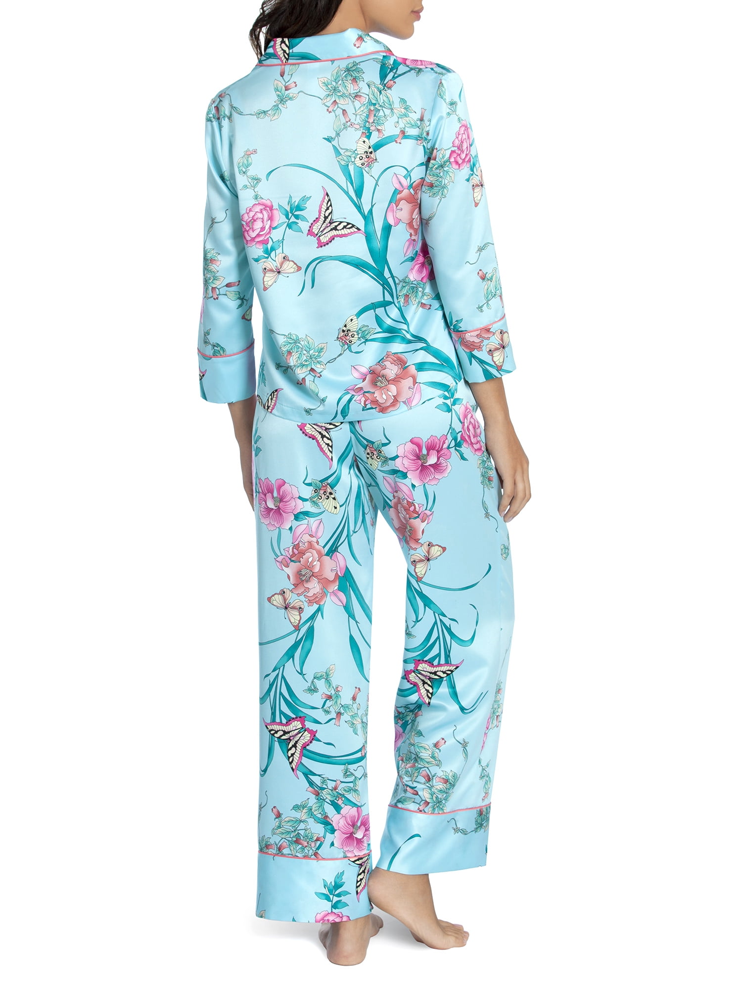 Secret Treasures Women s and Women s Plus Satin Pajama Sleep Set Walmart