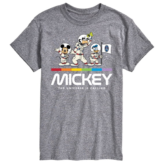 Mickey & Friends - The Universe Is Calling - Men's Short Sleeve Graphic T-Shirt