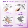 thumbnail image 4 of Kit de guirnaldas con forma de arco con forma de globo BAUANOOY, 125 unidades, morado/negro, 4 of 7