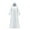 Blanc G, variante sur Cape d'Halloween, Longue Cape à Capuche, Cape Gothique de Cosplay, Déguisement de Mascarade pour Vintage, Tenue de Rassemblement Chic, Fête Bleu TTG