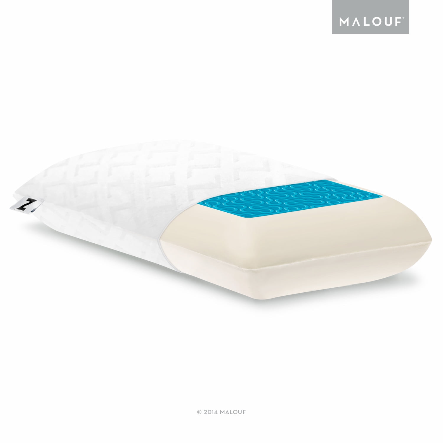 malouf z dough high loft firm queen memory foam pillow