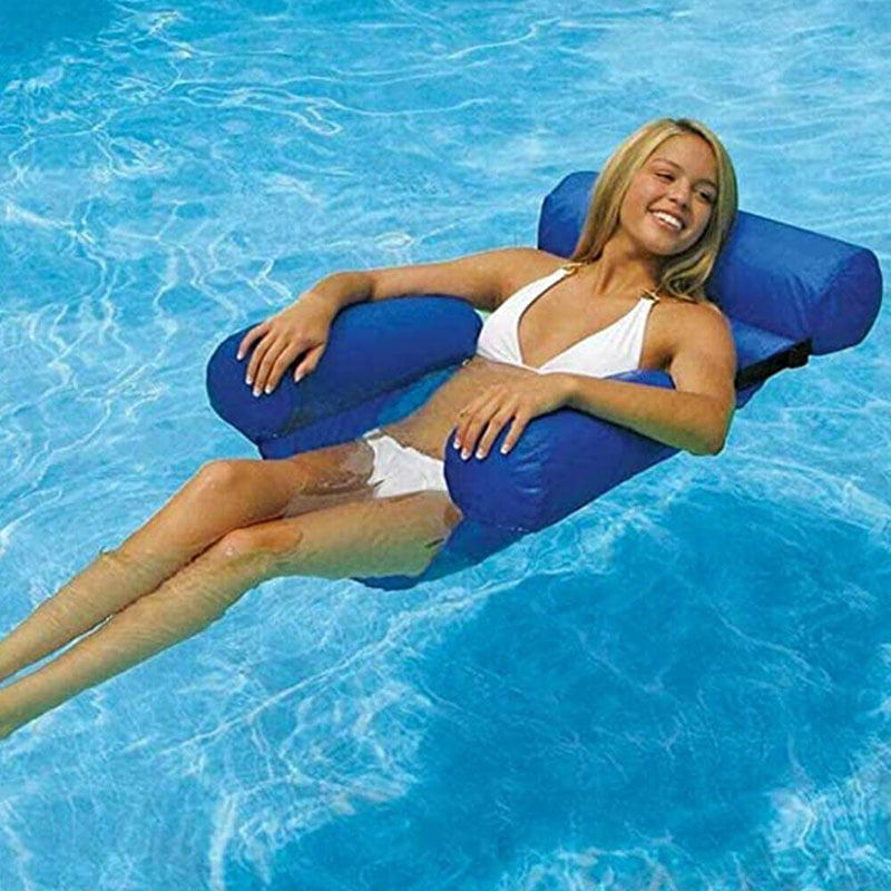 Details about   Durable Inflatable Pool Chair Floating Hammock Relaxing Lounge 100x120cm 