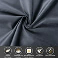 thumbnail image 5 of 89'' Pull Out Sofa Bed King, Chesterfield Velvet Sleeper Sofa, Convertible L-Shaped Futon Couch, Tufted Back, 4 Pillows, Ottoman, Deep Seat Loveseat Couches for Living Room, Apartment, Gray, 5 of 11