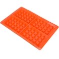 thumbnail image 2 of Molde de Waffles Pastel de Caramelo de Chocolate Pan Molde para Galletas Silicona Muffin Desayuno Cocina Hornear Juego 4/5 Cavidad (Cuadrado), 2 of 4
