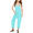 Light Blue-B, variant on Girls Romper Sleeveless Rompers for Girls Spaghetti Strap Overalls with Side Pockets Girls Outfits Size 4-5 Y