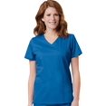 thumbnail image 1 of Blossom by Maevn Women's Signature Mock Wrap Solid Scrub Top, 1 of 1
