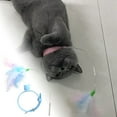 thumbnail image 3 of Cat Teasers Multifunctional Pet Collar Feather Cat Teaser Toy for Self Entertainment Interactive for Cats, 3 of 8