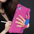 thumbnail image 4 of Allytechgroup Shockproof Case for Apple iPad A16 11th Gen 11" 2025/ iPad 10th Gen 10.9" 2022, Heavy Duty Protection Stand Hand Strap Shoulder Strap Bumper Rugged Kids Friendly Case Cover,Rose+Blue, 4 of 5