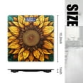 thumbnail image 2 of High Precision Body Weight Scale Smart Bathroom Scales with Large LCD Display(400lbs),Decorative for Bedroom-Sunflower In The Style Of Stained Glass, 2 of 4