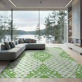 thumbnail image 2 of ODIKA 8'x10' Washable Area Rug Durable, Non-Slip Door Botanical Grid Network Foliage Nodes Balanced Ornamental for Living Room, Under Sectional, Family, 2 of 7
