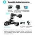 thumbnail image 5 of Bike Handlebar Camera Mount, Aluminum 360 Rotation and Lock Any Direction, Shock-Resistant, for GoPro/ Action Cameras, 5 of 5