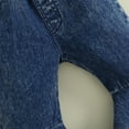 thumbnail image 5 of Bagilaanoe Little Girls Denim Flared Pants Jeans Toddler Bell-Bottoms Trousers 2T 3T 4T 5T 6T 7T Kids Casual Street Spring Fall Long Pants, 5 of 6