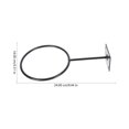thumbnail image 2 of HLONK2 Pcs Ball Holder Net Wall Shelf Basketball Hoop Bracket Black, 2 of 8