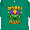 thumbnail image 4 of Inktastic Mardi Gras with Green Masquerade Mask Boys or Girls Long Sleeve Toddler T-Shirt, 4 of 5