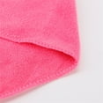 thumbnail image 5 of PiccoCasa 100% Polyester Hand Towel 28" x 12" Highly Absorbent Bathroom Fuchsia, 5 of 6