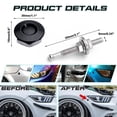thumbnail image 3 of Xotic Tech Bumper Hood Lock Lid Kit Push Button Quick Release Fasteners Universal for Car (Black), 3 of 9