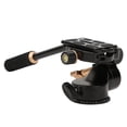 thumbnail image 3 of Tripod Head Adapter, Aluminum Alloy Anti Slip Rubber Three Dimensional Damping Tripod Head 3 Way  For DSLR Camera, 3 of 8