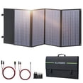 thumbnail image 1 of ALLPOWERS 140 Watt Folding Solar Panel Kit, Portable Solar Generator Charger with Adjustable Kickstand, Portable Solar Panel for Camping, RV, Boat, Power Station, Laptop, Home, Power Outage, 1 of 12