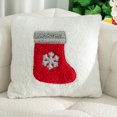thumbnail image 2 of putnchl Christmas Throw Pillow Shu Cotton Velvet Holiday Decorative Cushion, 2 of 5