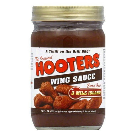 Hooter's Wing Sauce Three Mile Island, 12 OZ (Pack of