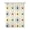 White-3, variant on 72x72 Inch Fabric Shower Curtain Waterproof Polyester, Daisy Floral Print