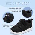 thumbnail image 4 of Toddler Boys Shoes Boys' Trail Running Sneakers Girls Athletic Tennis Shoes for Fall,School Black/White 8 M US Toddler, 4 of 6