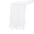 thumbnail image 1 of Unique Bargains 11Ft Cheesecloth Table Runner 35 x 134 Inch Rustic Gauze Tablecloth, White, 1 of 7