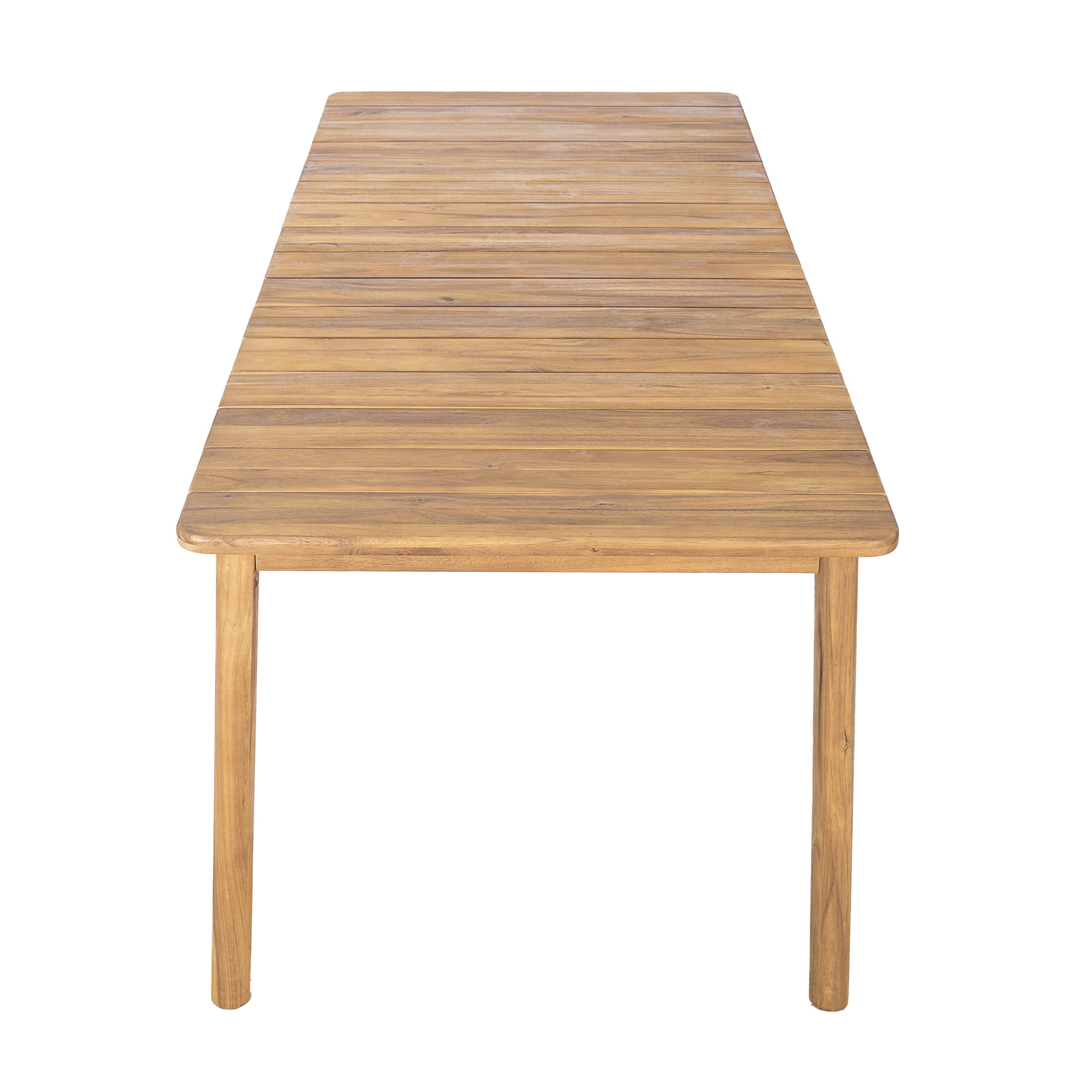 Christopher Knight Home Outdoor Dining Set, 8 Seats, Patio Chairs with 79" Table, Teak+Beige