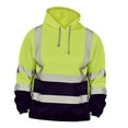 thumbnail image 6 of Pullover Mens Hoodie Sweatshirt , fluorescent color XL fluorescent XL, 6 of 8
