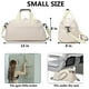 thumbnail image 3 of Bolsa de gimnasio Ineeatu pequeña de 14 pulgadas para mujeres y hombres (beige), 3 of 7