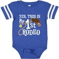 thumbnail image 3 of Inktastic Yes, This is My 1st Rodeo Cowboy Hat with Red Band, Lasso Boys or Girls Baby Bodysuit, 3 of 5