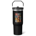 thumbnail image 5 of 1pc dad 30oz Tumbler with Straw & Handle - Insulated Stainless Steel Cup | Holiday Gift for Man Women (Christmas, Valentine's, Birthday), 5 of 8