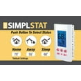 thumbnail image 2 of King Electric Line Voltage Double Pole Thermostat w/ Personalized Presets, K702E-2, 2 of 2