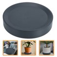 thumbnail image 3 of KAKOWELY Plateau Roulant pour Plantes, Support de Jardinière Roulant, Support de Pot de Fleurs Rond, Plateau Mobile pour Plantes 10.04"X10.04"X2.05 Pouces, 3 of 5