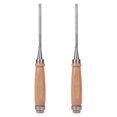 thumbnail image 1 of Cincel plano Sincero 2 piezas mango de madera Cr V 6 mm, 1 of 9