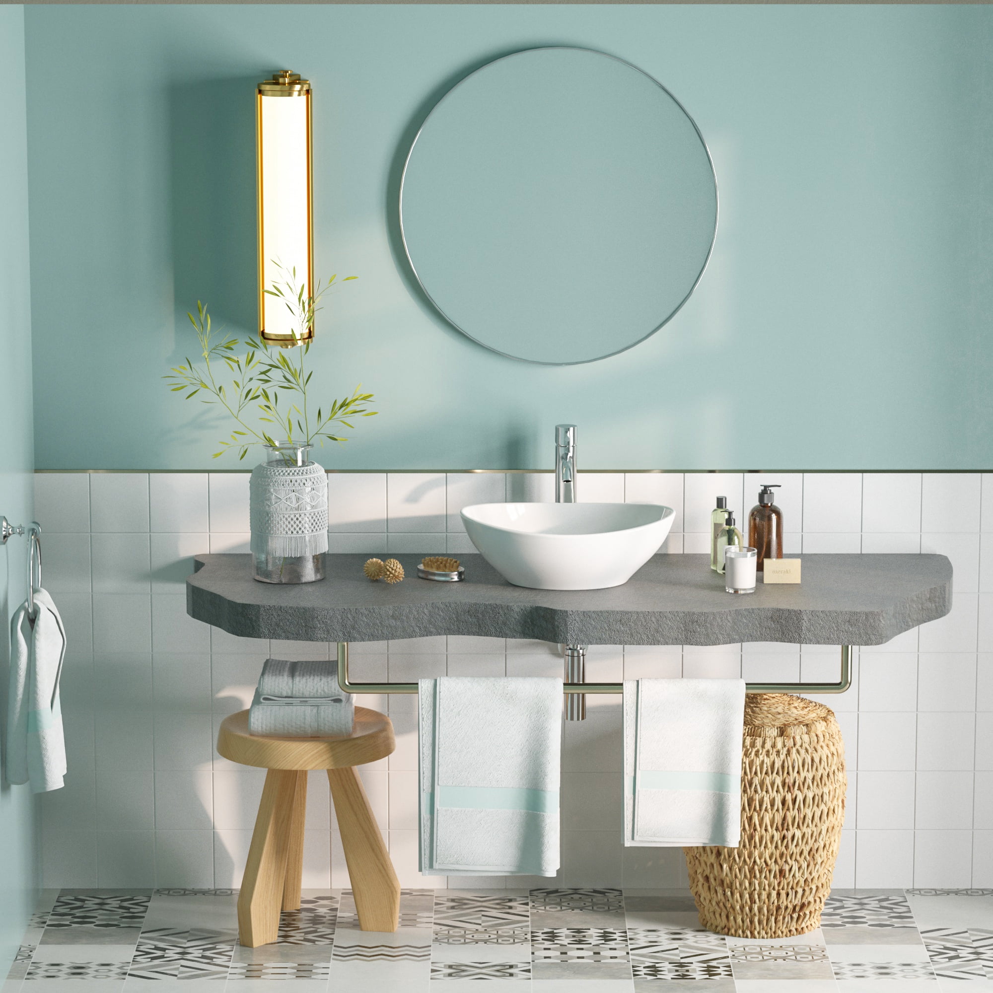 DeerValley DV-1V051 Vessel Sink Above Counter Bathroom Vanity Basin Bowl, High-gloss Oval Ceramic  in White