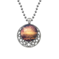 thumbnail image 1 of Colliers Pendentif Motif Nébuleuse cosc Rétro Lune Étoiles Bijoux, 1 of 3