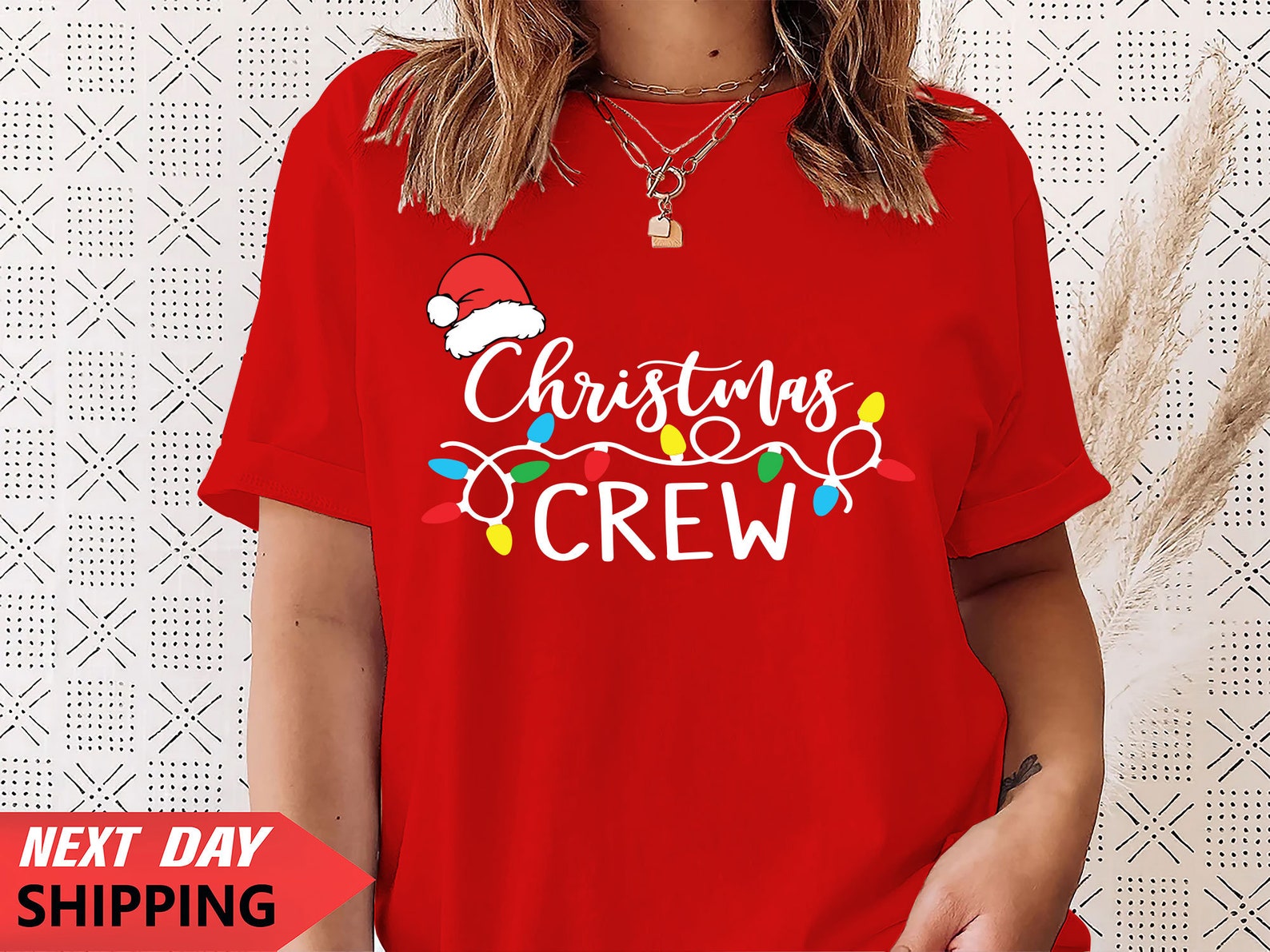 SANTA Claus Merry Christmas T-Shirt Funny Santa Hat Smiling Retro Vintage Family Holiday Xmas Elf Costum