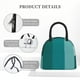 thumbnail image 4 of Balery Teal Color Bolsa de Almuerzo para Mujeres, Caja de Almuerzo, Bolsa de Almuerzo Pequeña Impermeable, Tote de Almuerzo Reutilizable con Gran Capacidad, 4 of 6