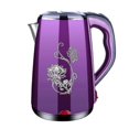 thumbnail image 1 of Stainless Steel Electric Kettle Double Wall Tea Kettle 2.3l Fast And Quite Boiling Auto Shut-off Protection (black), 1 of 4