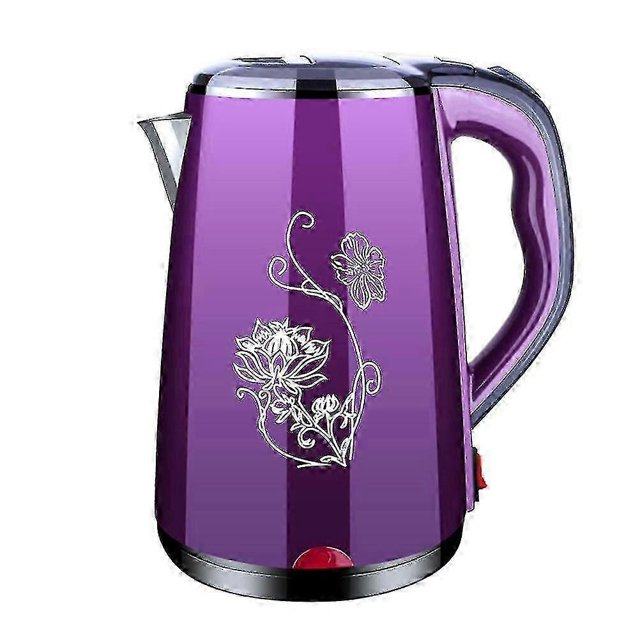 Stainless Steel Electric Kettle Double Wall Tea Kettle 2.3l Fast And Quite Boiling Auto Shut-off Protection (black)