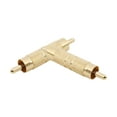 thumbnail image 5 of Professional RCA Male to Male RCA Coupler Adapter Converter Connector Gold Plated (2 Pack), 5 of 5