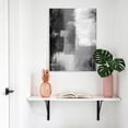 thumbnail image 6 of Canvas Wall Art, Grey Framed Canvas Prints for Bedroom Bathroom, Modern Oil Painted Art Abstract Geometric Gallery Wrapped Wall Decor for Home Office, Gifts, 11"x14" Ship Next Day, 6 of 9